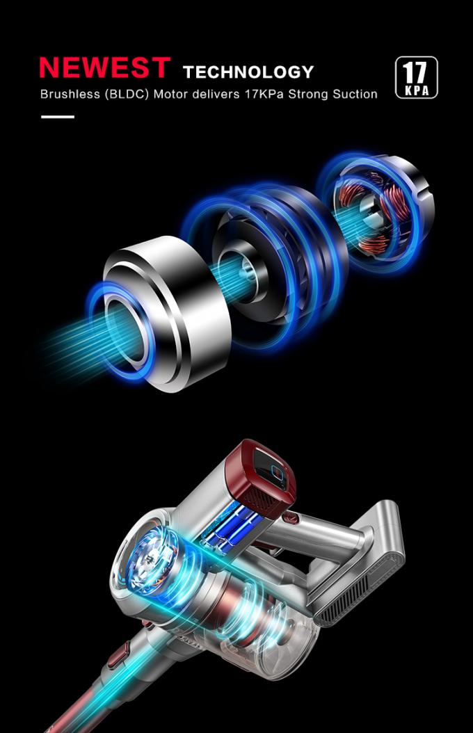 220W 25.9 Voltage BLDC Handheld Stick Vacuum Cleaner