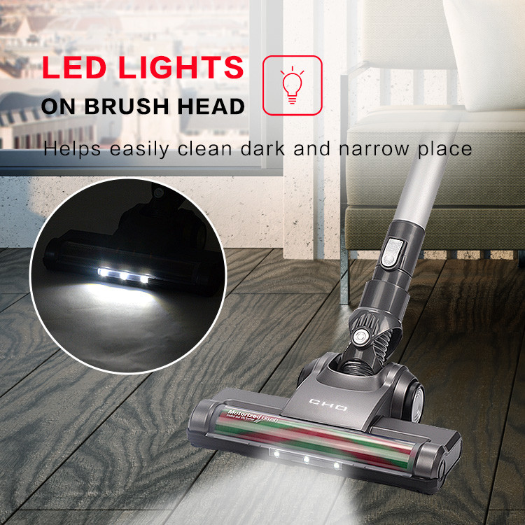 140W 22.2V Handheld Stick Vacuum Cleaner , Rechargeable Battery Vacuum