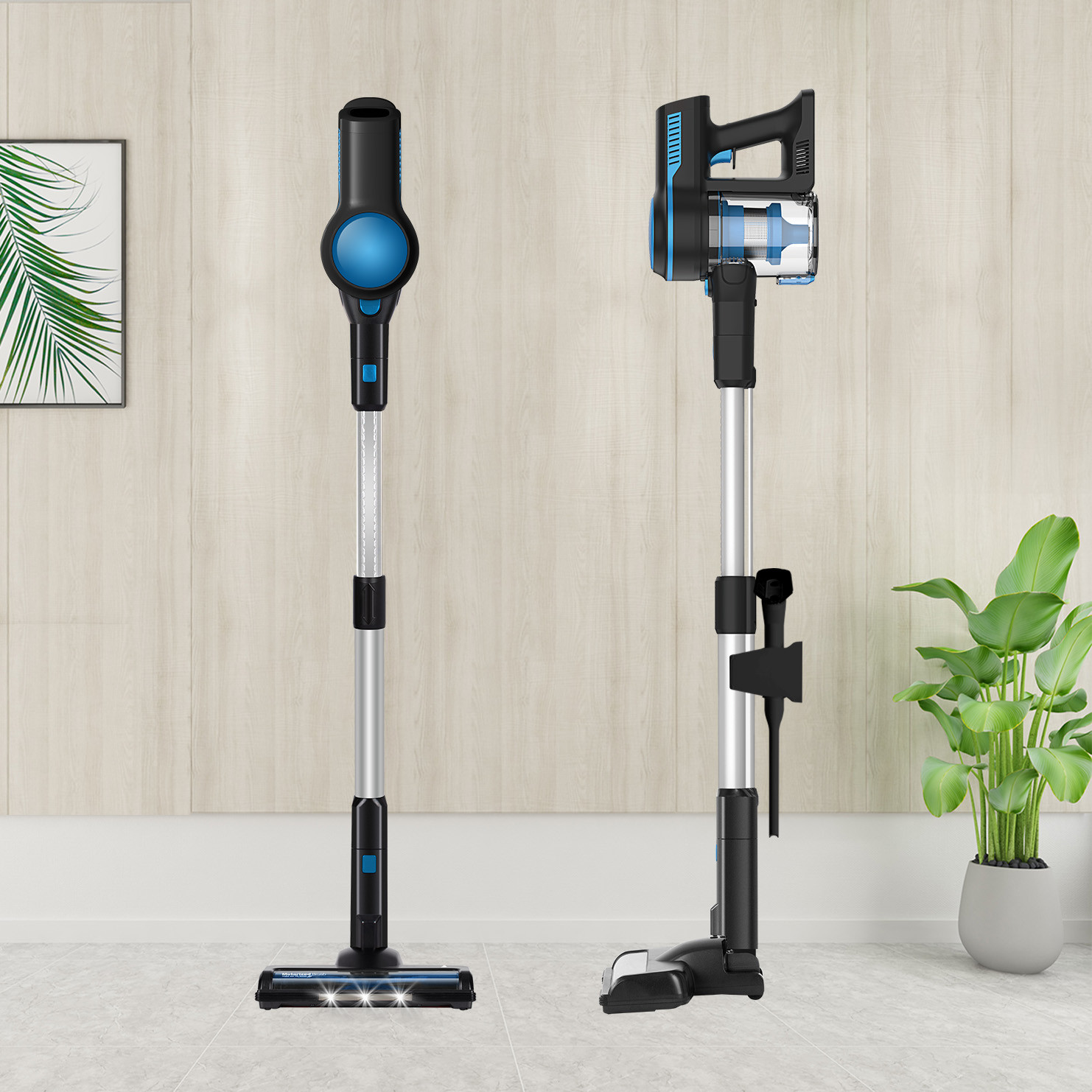 2 In 1 2.3kg Wireless Handheld Vacuum Cleaner 140W