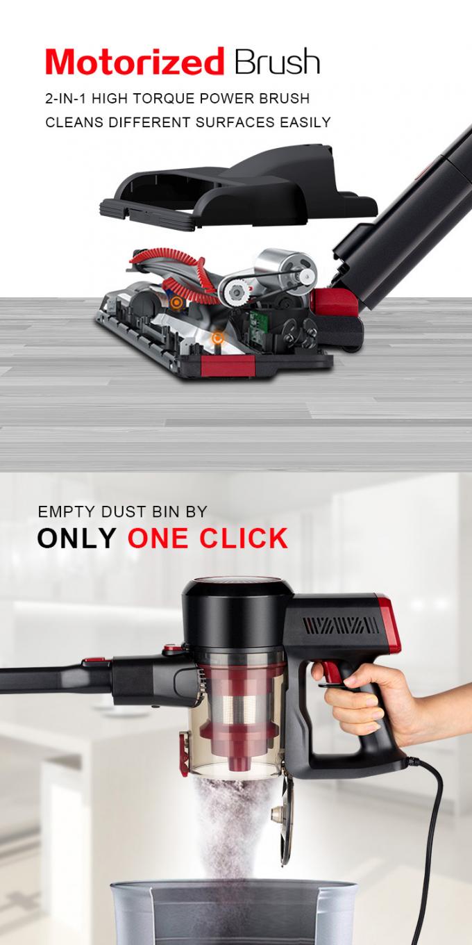 220V Lightweight Upright Corded Vacuum Cleaners , 2 In 1 Handheld