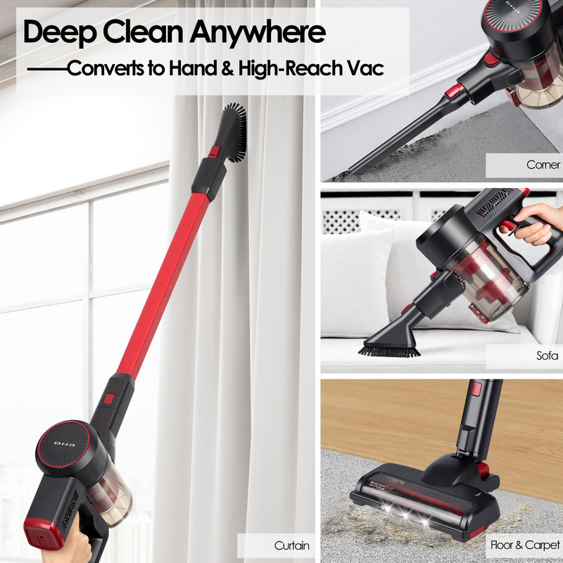 220V Lightweight Upright Corded Vacuum Cleaners , 2 In 1 Handheld