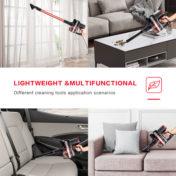 600W 0.6L Upright Corded Vacuum Cleaners , Handheld Stick Vacuum Cleaner