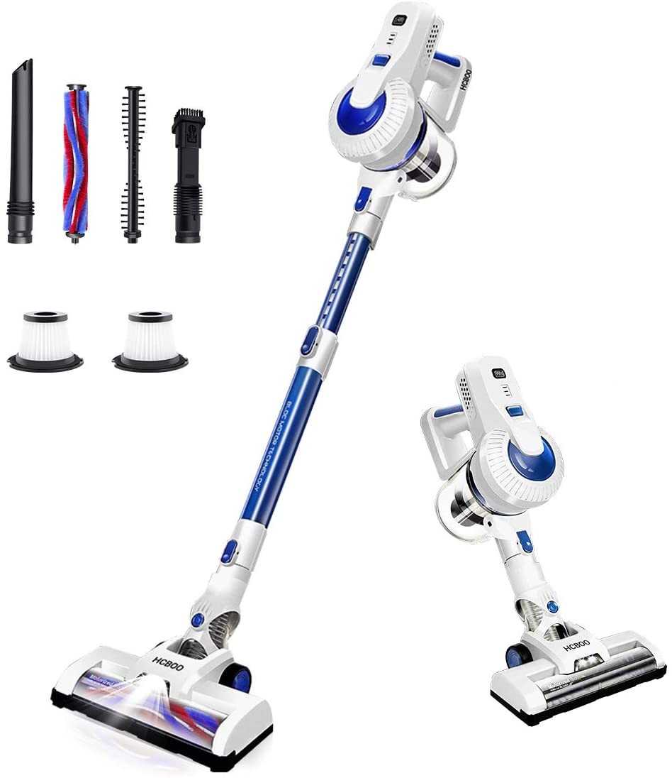 12000Pa Stick Cordless Vacuum Cleaner , Cordless Handheld Stick Vacuum