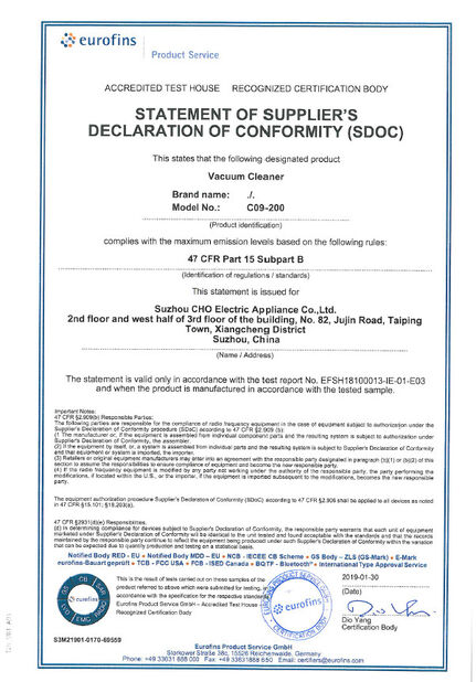 Jiangsu CHO Technology Co.,Ltd